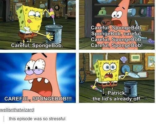 Spongebob writes an essay episode